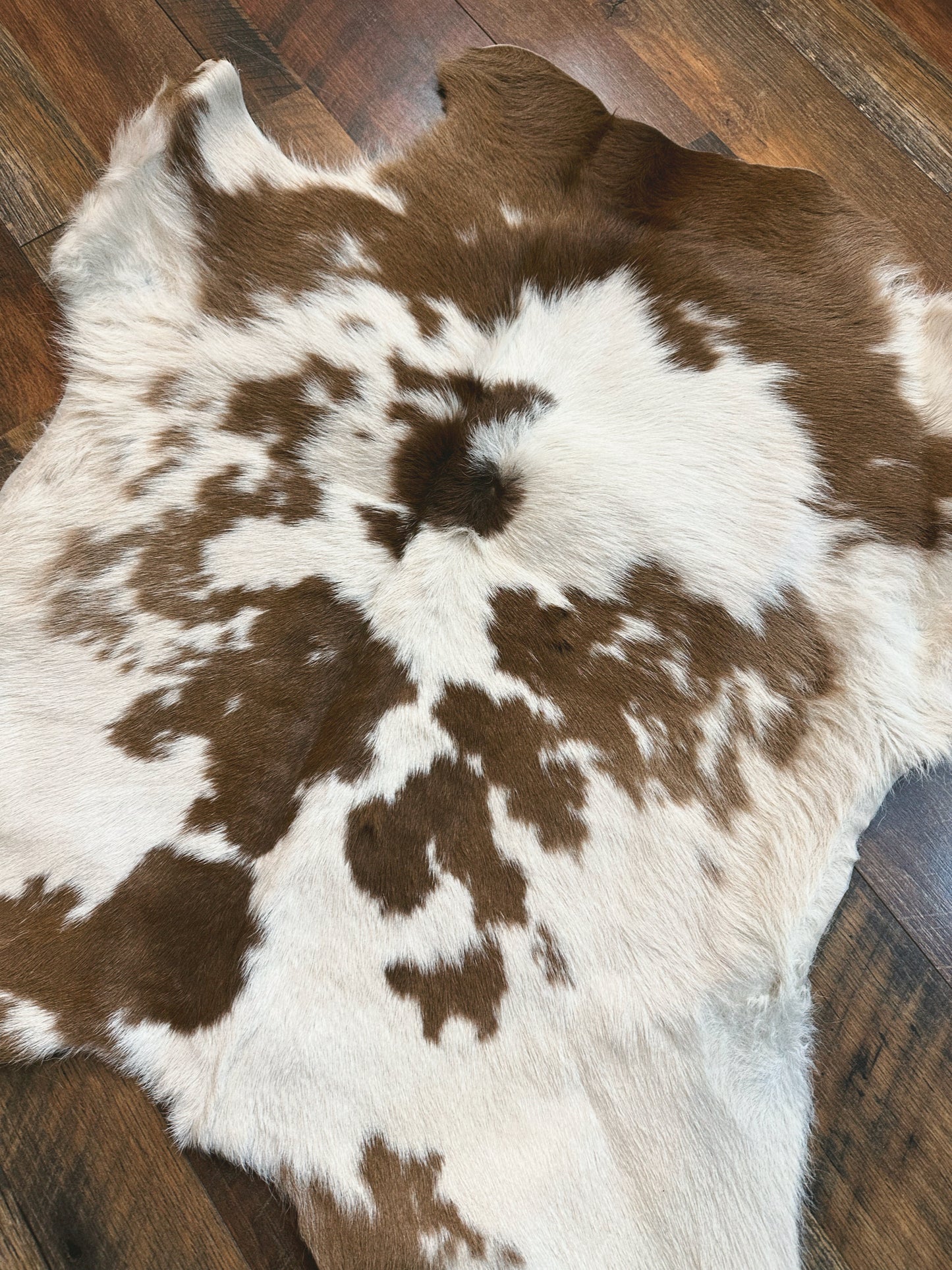 Red N White Calf Cowhide