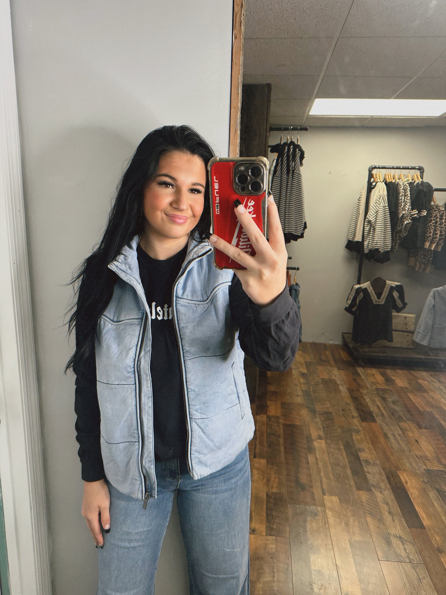 Killin Me Denim Vest