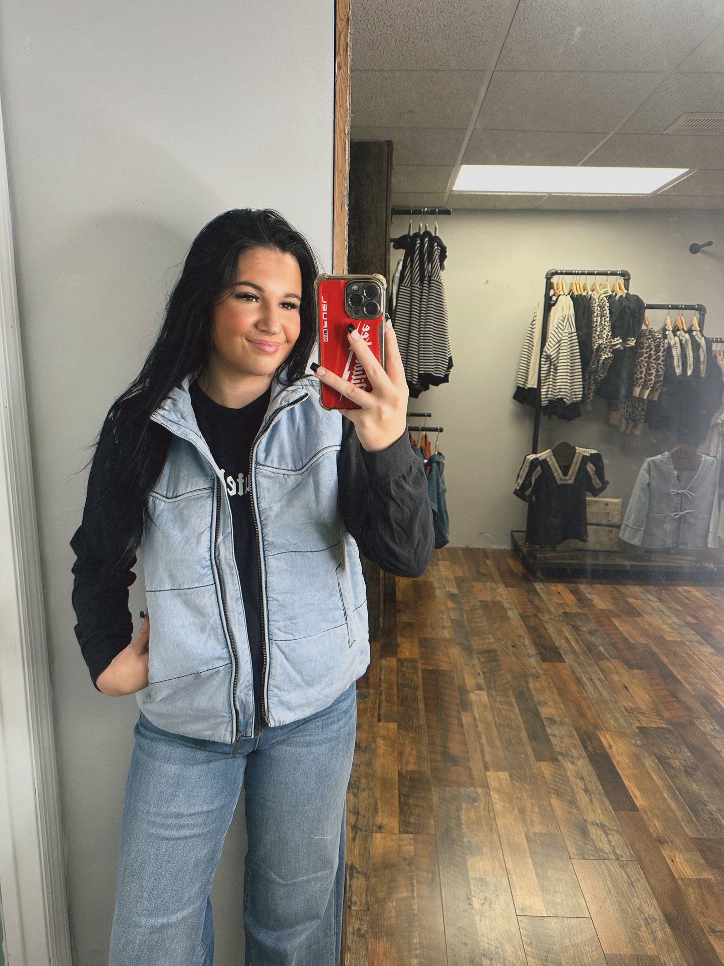 Killin Me Denim Vest