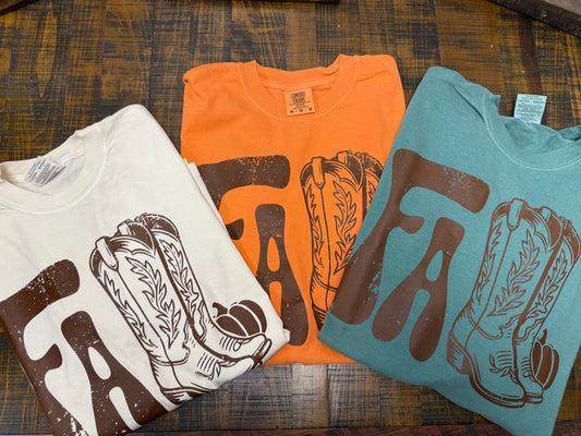 Fall Boots Long Sleeve Top