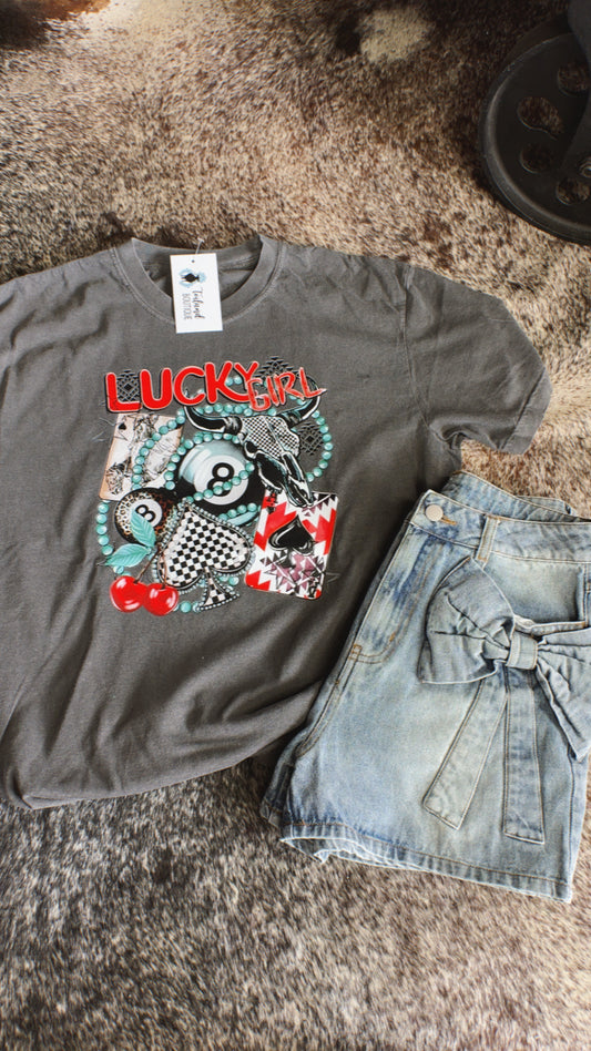 Lucky Girl tee