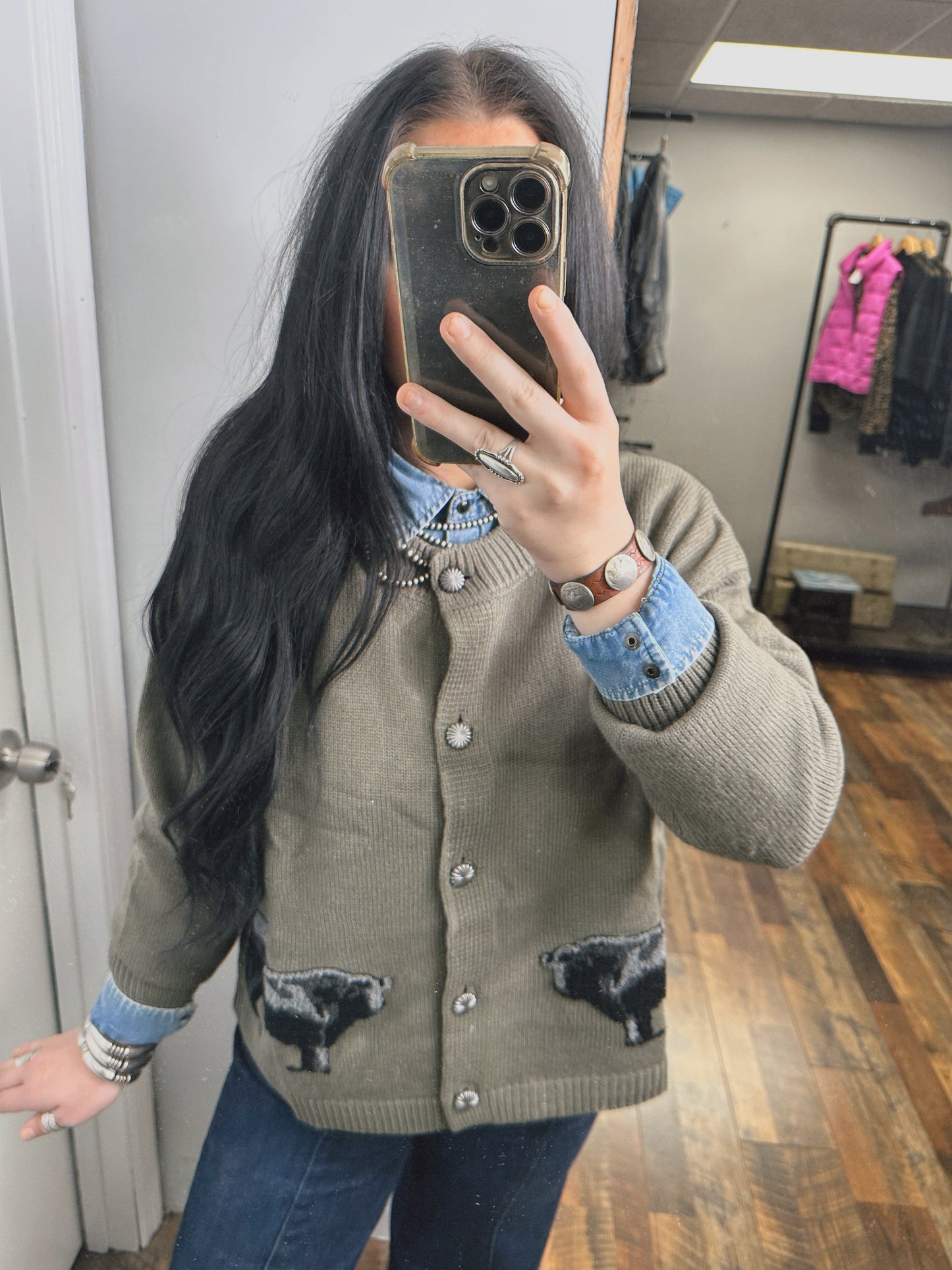 Ranch Royalty Angus Cardigan