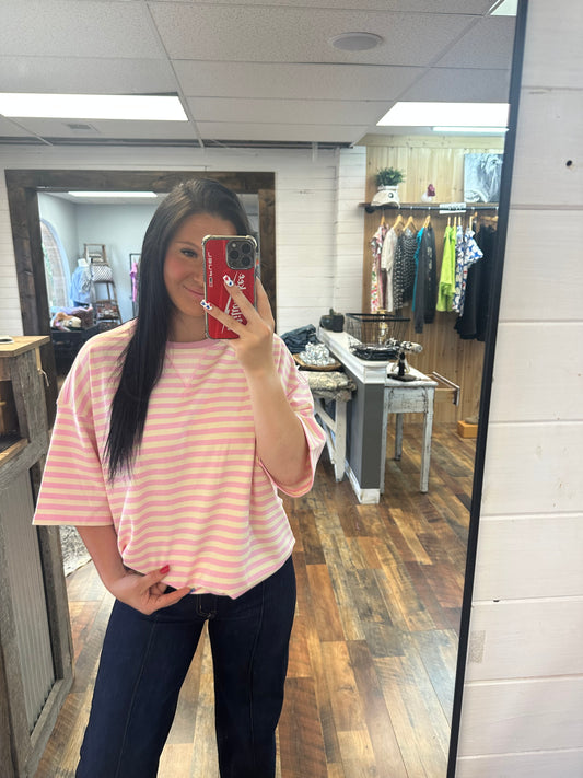 Blue Strips Top