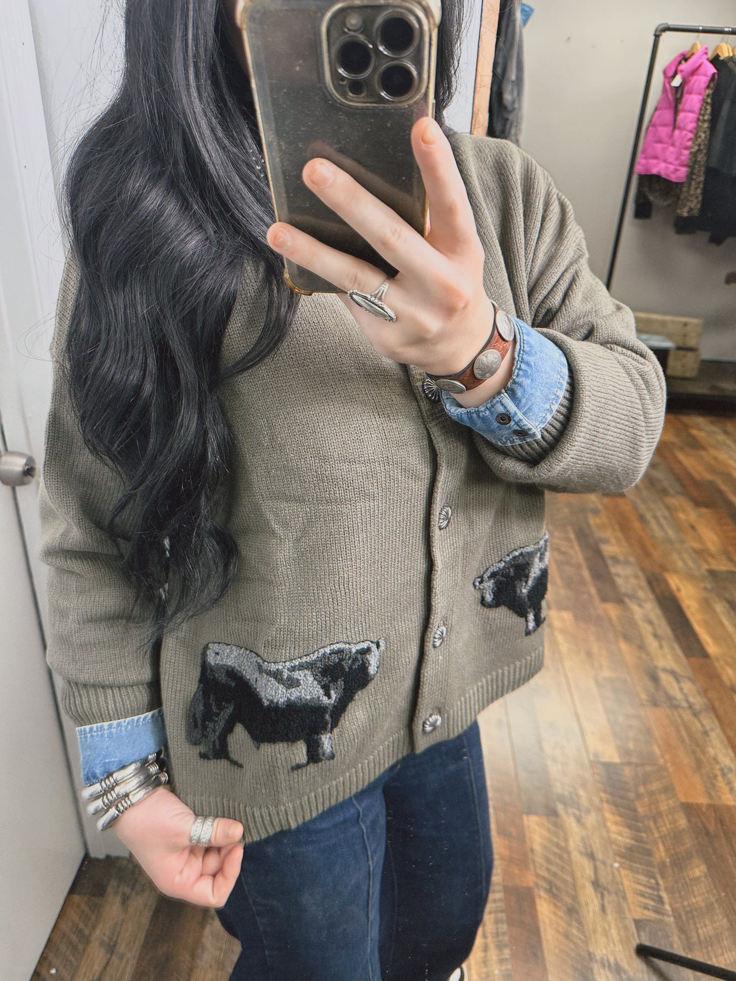 Ranch Royalty Angus Cardigan