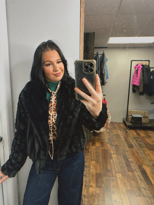 Faux Adios Fur Jacket