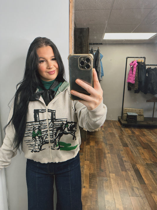 The Ranchita Verde Cardigan