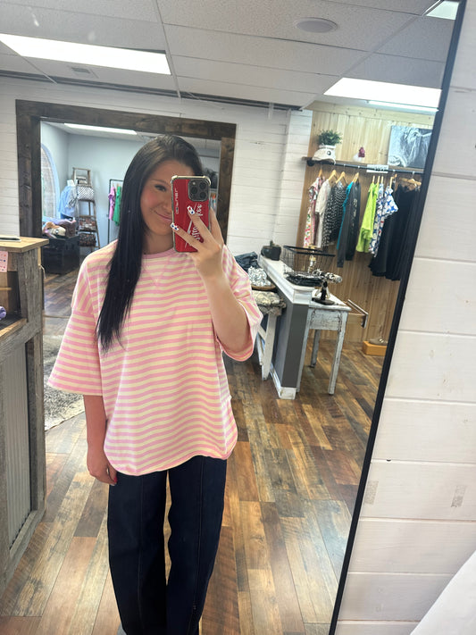 Blue Strips Top
