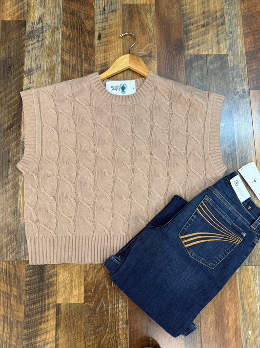 Langley Dark Taupe Sweater