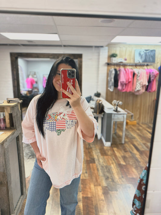 American Land Lace Top