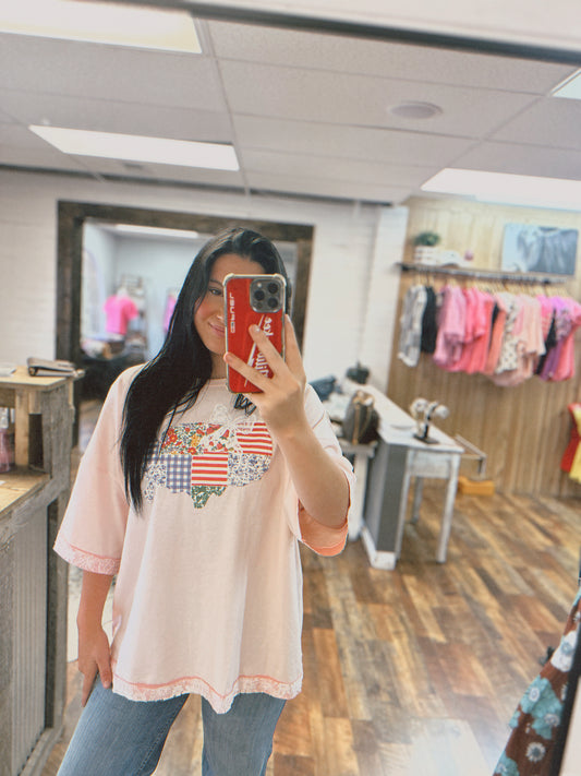 American Land Lace Top