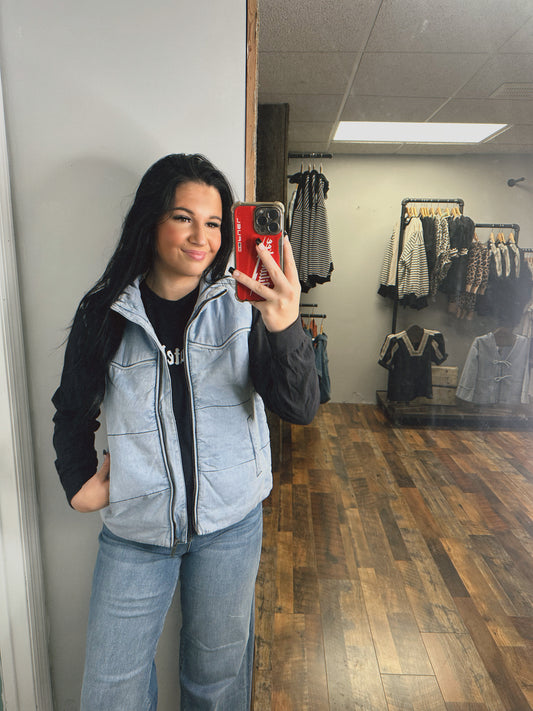 Killin Me Denim Vest