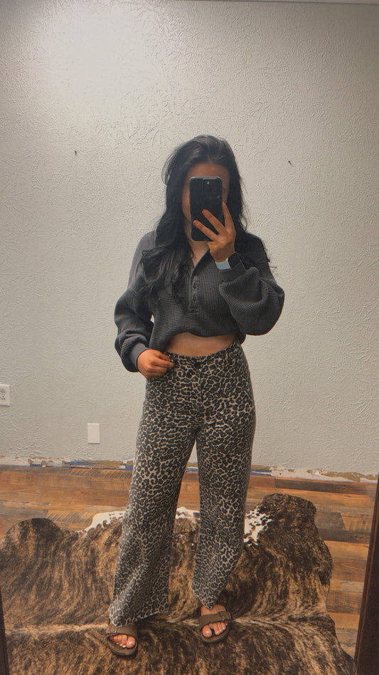 Leopard Print Pants