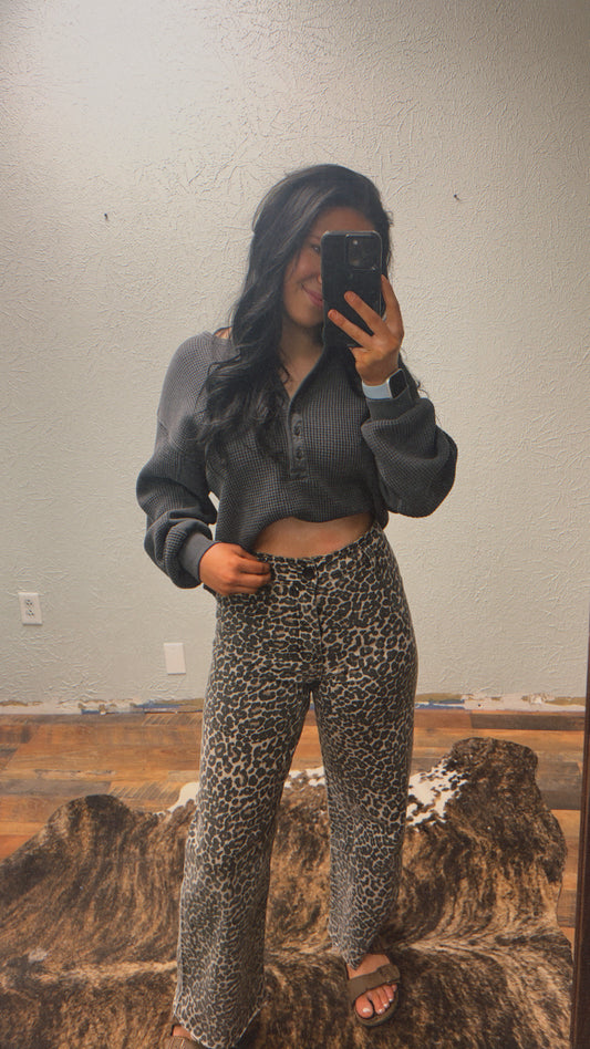 Leopard Print Pants